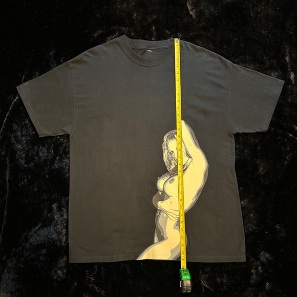 Mens XL 8103 Clothing Pamela Anderson “MILF” Graphic Tee Black | limited Edition - Picture 5 of 10